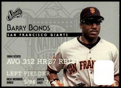 7 Barry Bonds